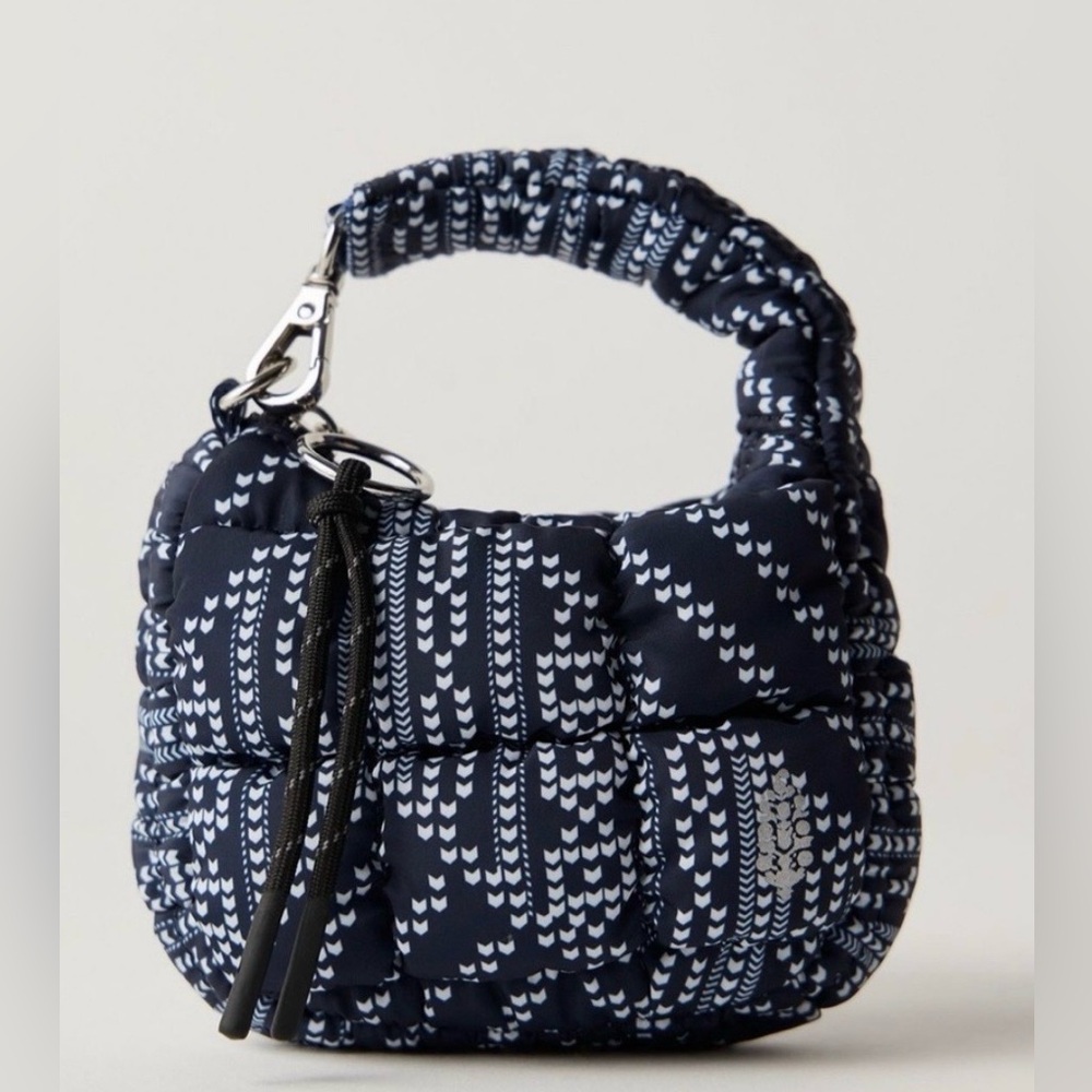 NWT FP Movement by Free People  Printed Quilted Micro Pouch
